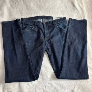 rag & bone Men's Deep Indigo Straight Jeans